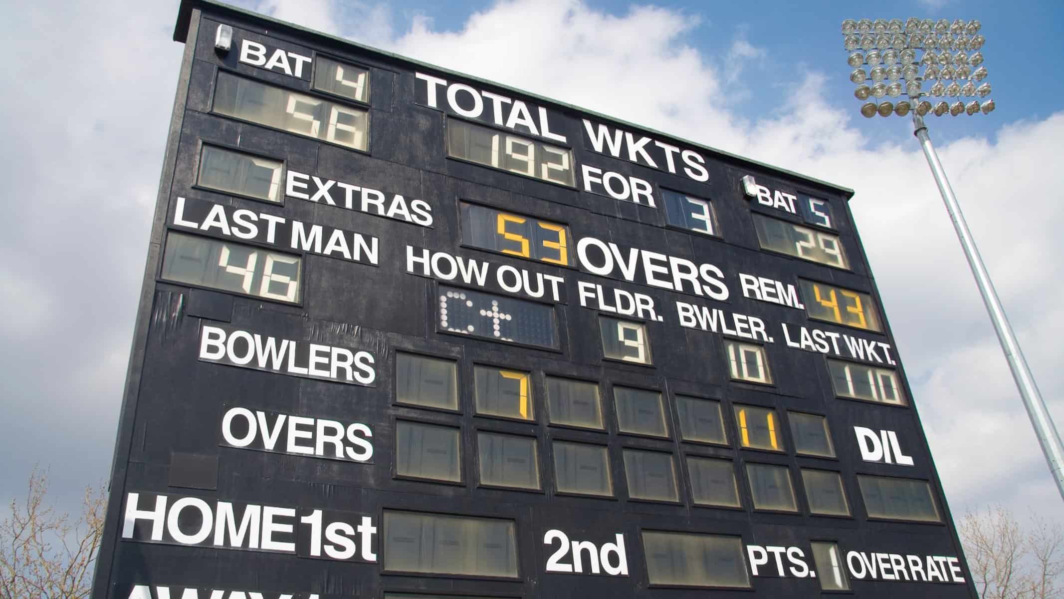 cricket scoring